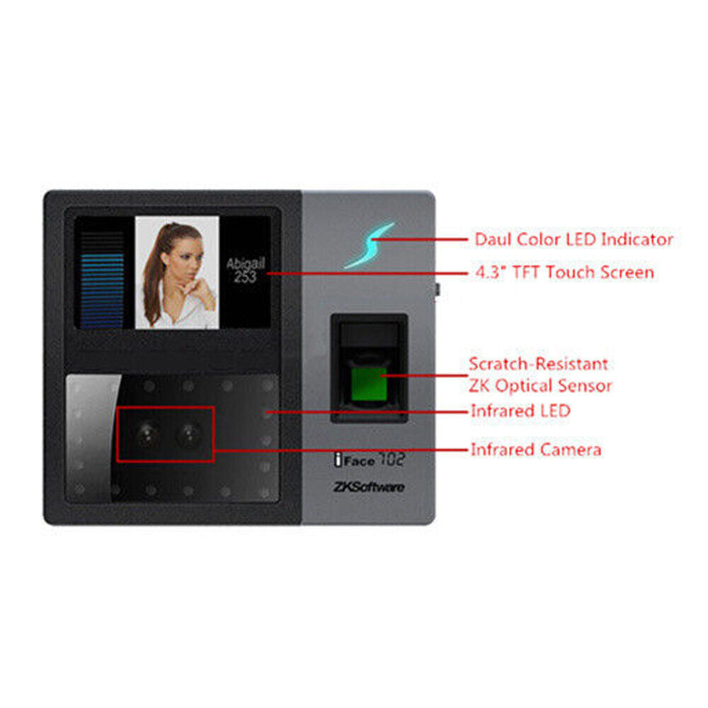 Facial,Finger TCP,IP Biometric Fingerprint ,Access Control