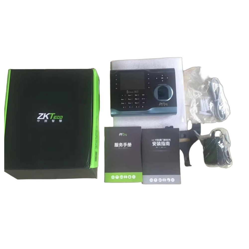 IClock360 Fingerprint Recognition TCP/IP, RS232, RS485 Udisk Attendance Machine