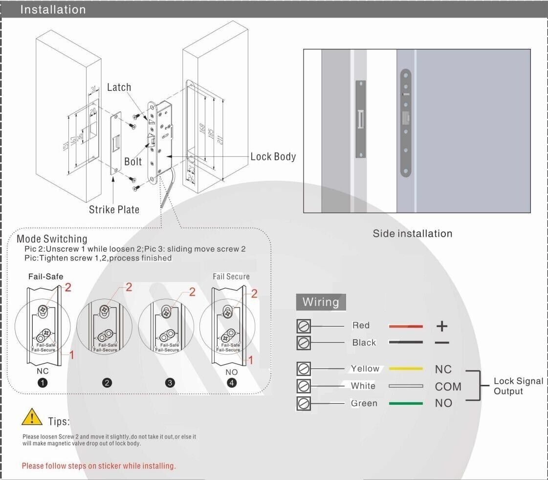 Electromechaincal lock