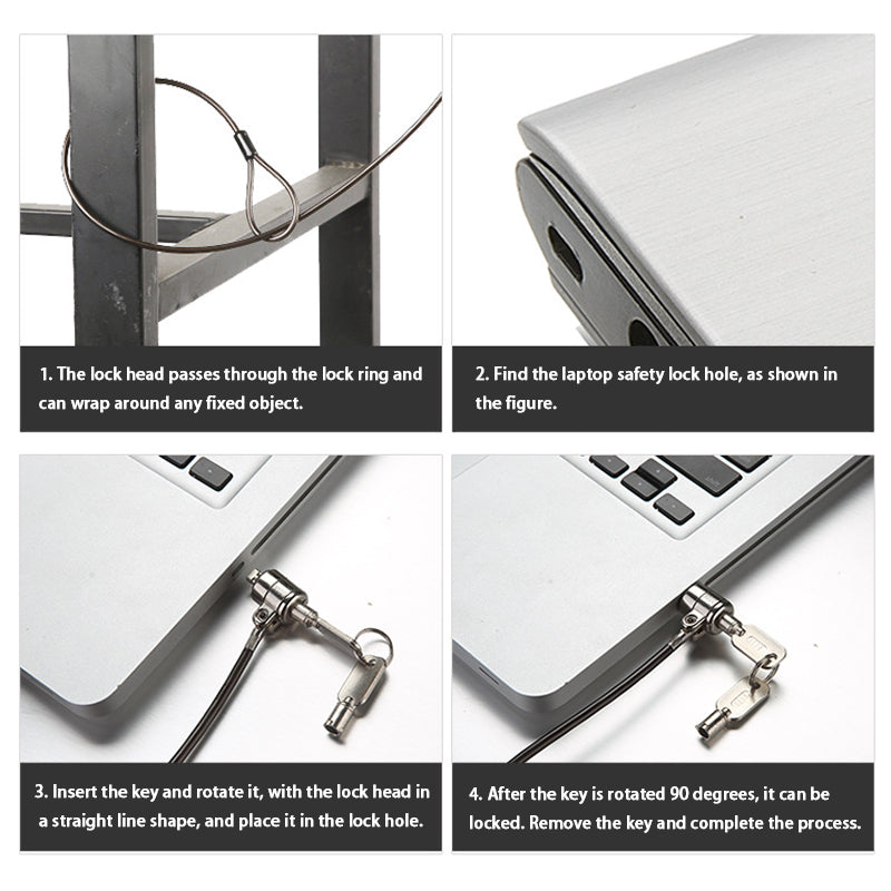 Multi Key Laptop Lock,Laptop Lock,Anti-Theft Llock