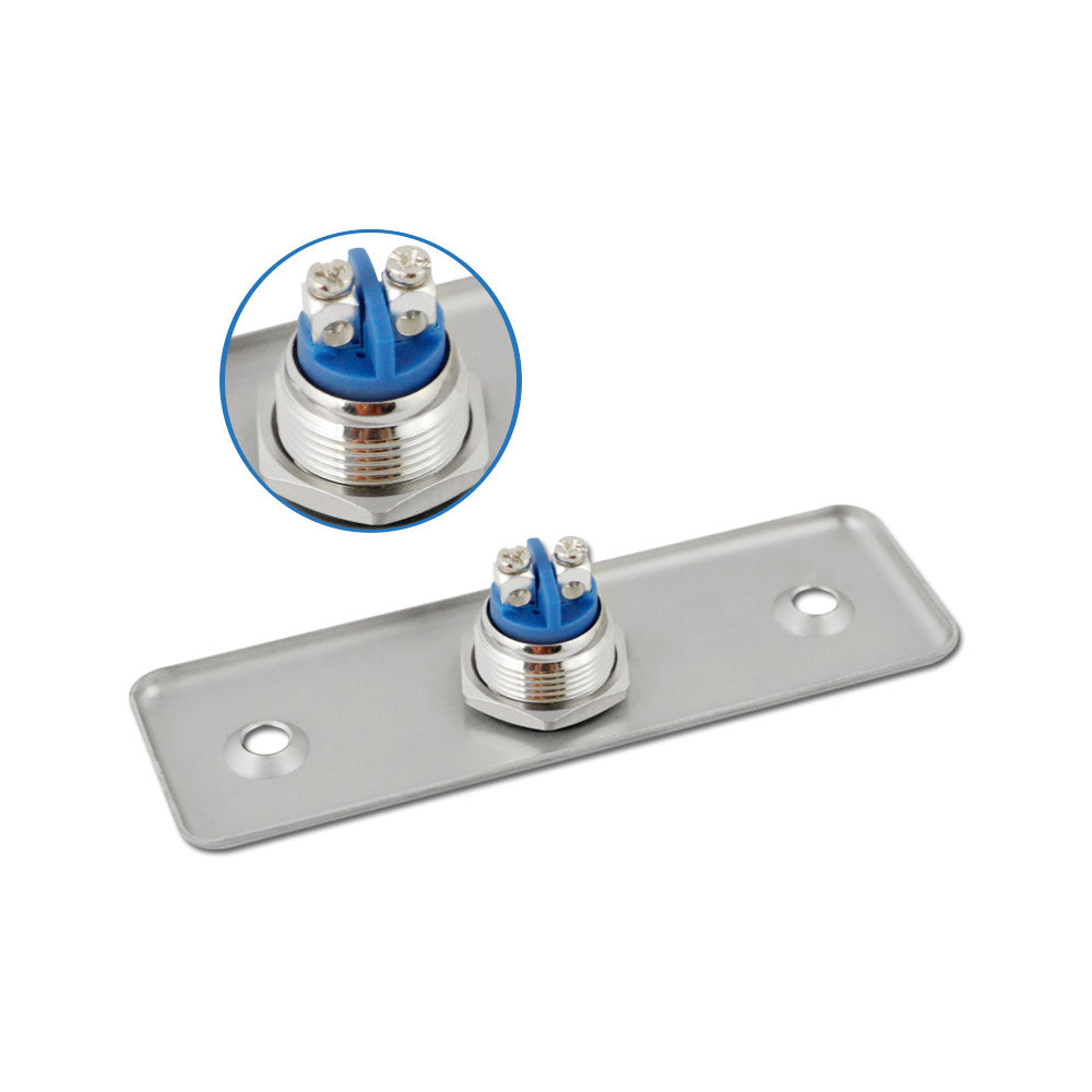 Stainless Steel ,Blue Backlight ,Normally open ,Access control Exit PUSH Button