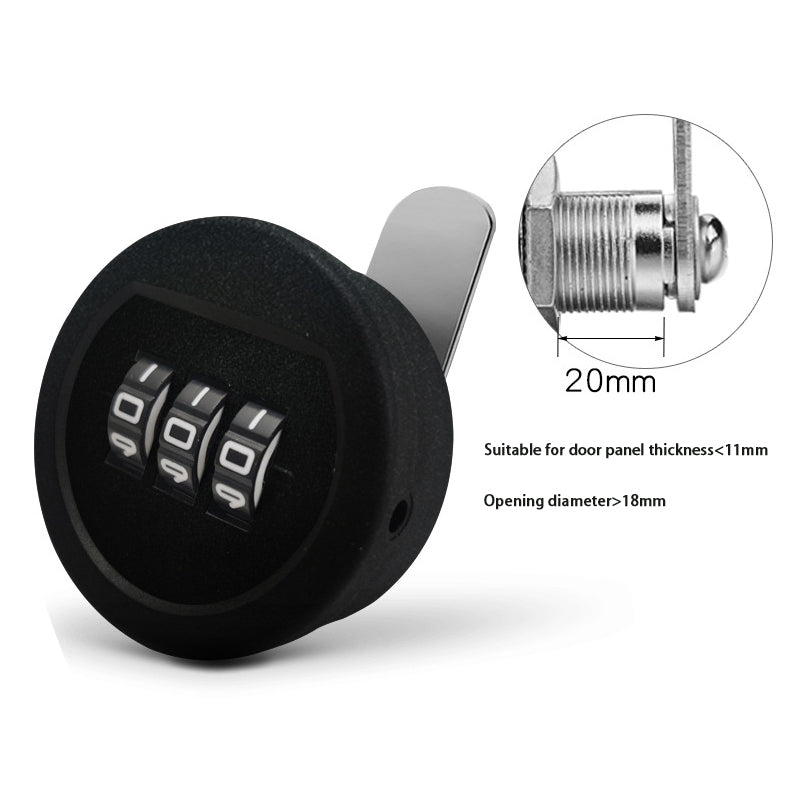 Triple Mechanical Tongue Code Lock,Metal,Wooden,Cabinet Lock,password lock