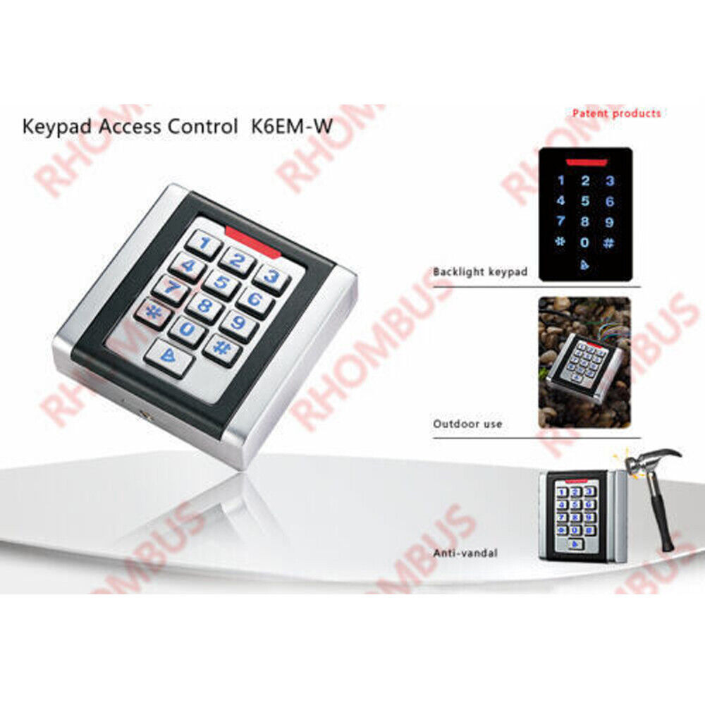 2K user ,Metal Case, Standalone Access Controll ,Waterproof