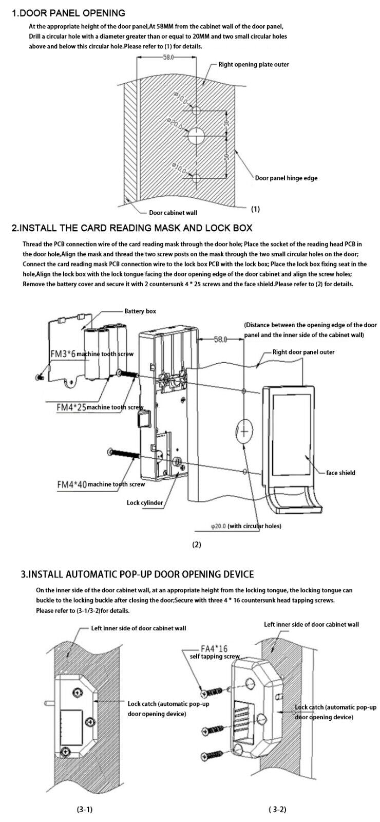 125KHz ,EM/ID , Locker Password Lock ,Cabinet Lock , Sauna Lock ,Electronic Lock