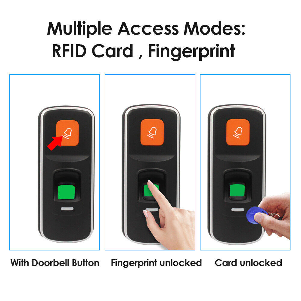 Fingerprint , RFID, ID, Access Attendance Control System Security,DC12V