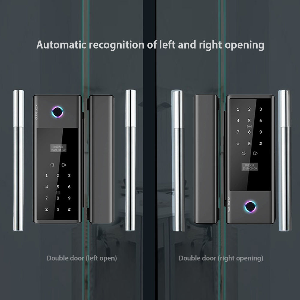 Single Opening Glass Door Intelligent Fingerprint Lock /Office Combination Lock
