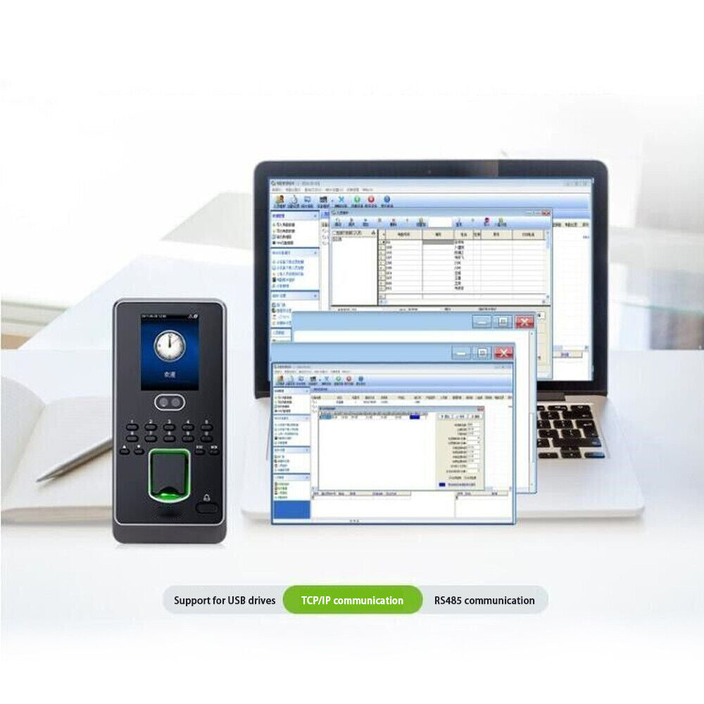 400 Face Capacity Facial , Fingerprint Time Attendance Access Control