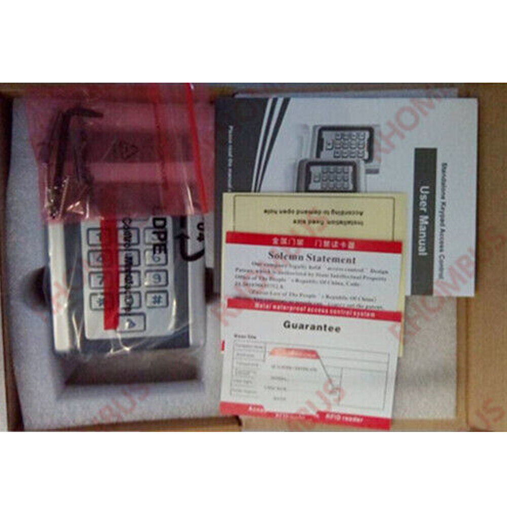 2K user ,Metal Case, Standalone Access Controll ,Waterproof