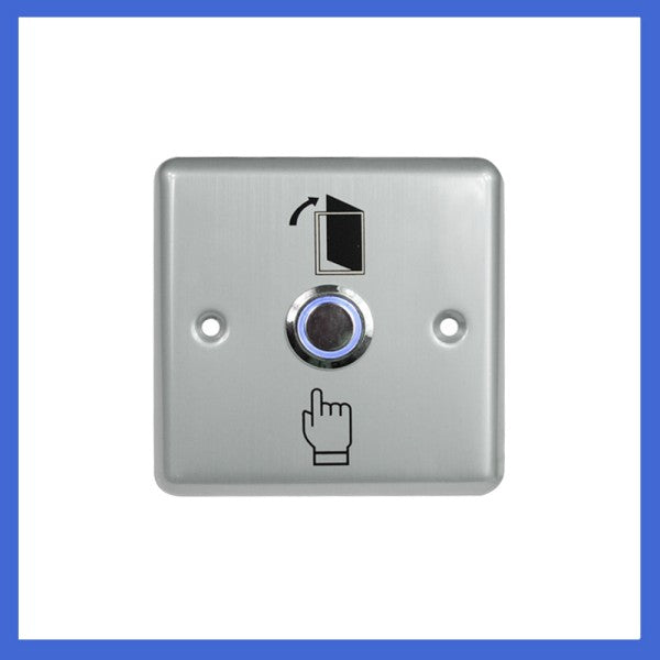 Stainless Steel Blue Backlight K.O. Box Access control Exit Push Button Switch