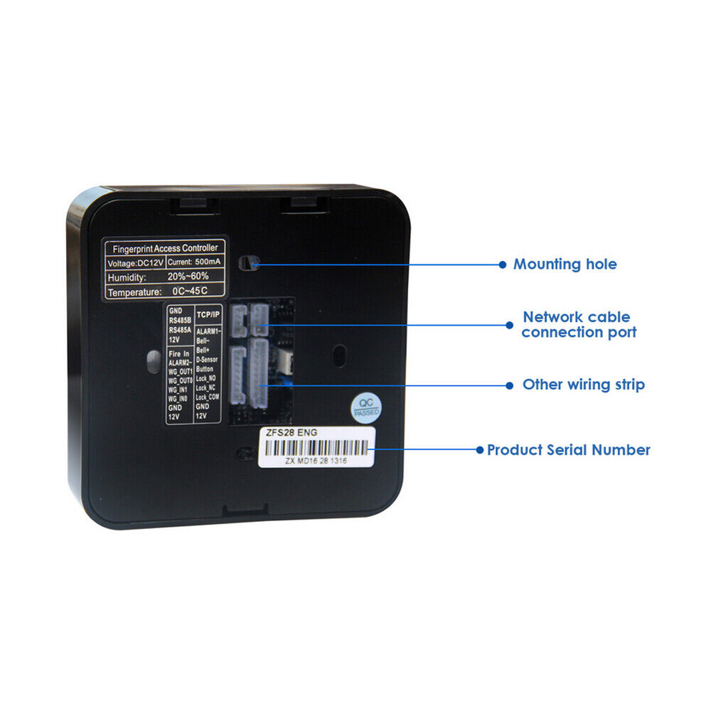 LCD,fingerprint, rfid access control