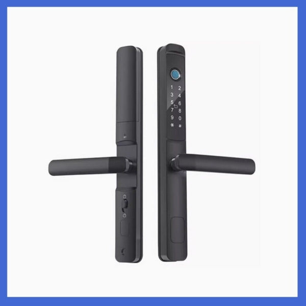 Fingerprint+Digits Pad+RFID Card+APP f/Narrow Side Sliding Door &Folio Door Lock