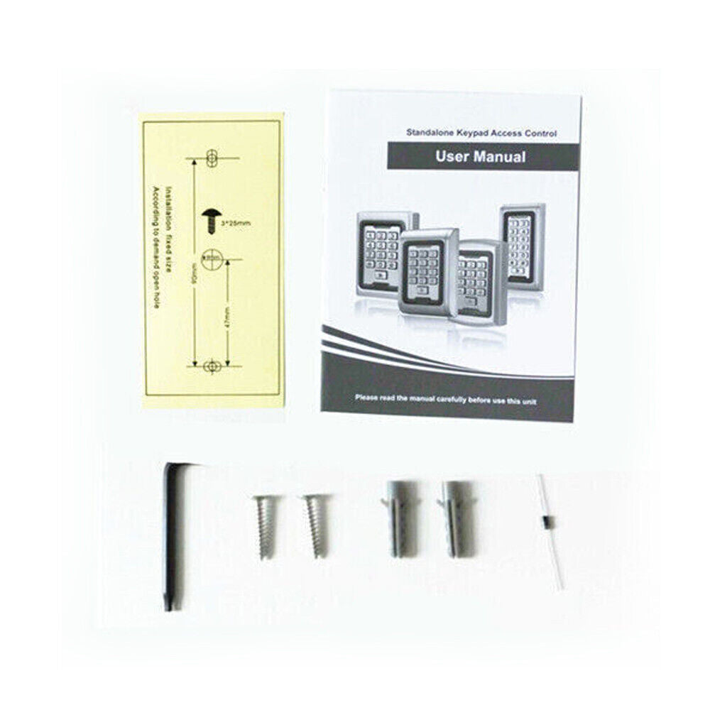 2K user ,125Khz,Metal Case, Standalone Access Controll ,Waterproof