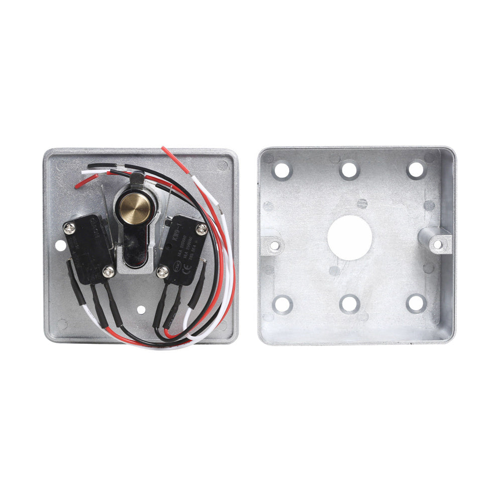 Emergency Release Exit Out Button, With Key Switch for Hollow Door