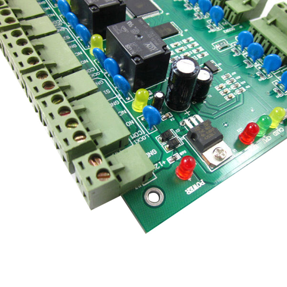 TCP/IP ,4 Door, 20K-Users ,100K Records ,Access Controller ,iron box power supply