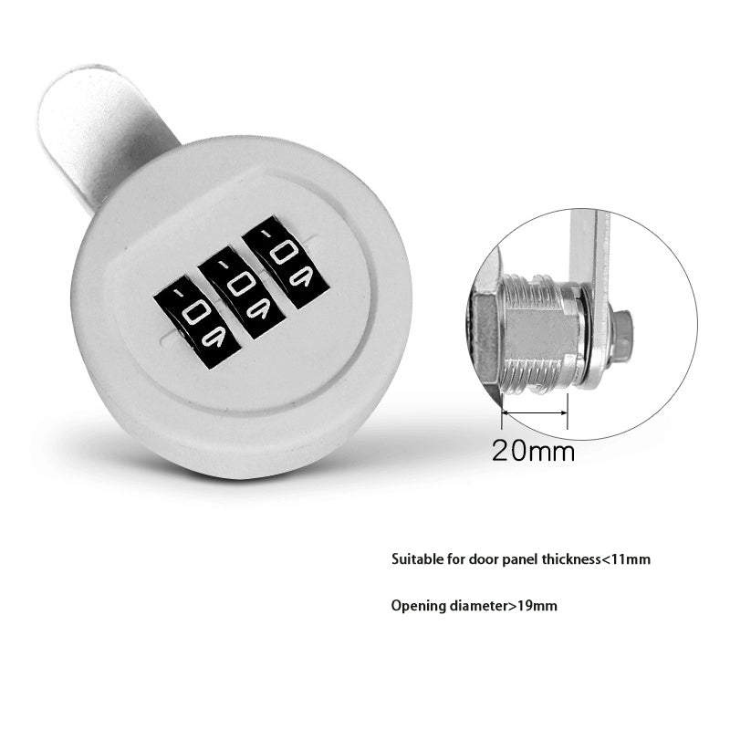 Triple Mechanical Tongue Code Lock,Metal,Wooden,Cabinet Lock,password lock