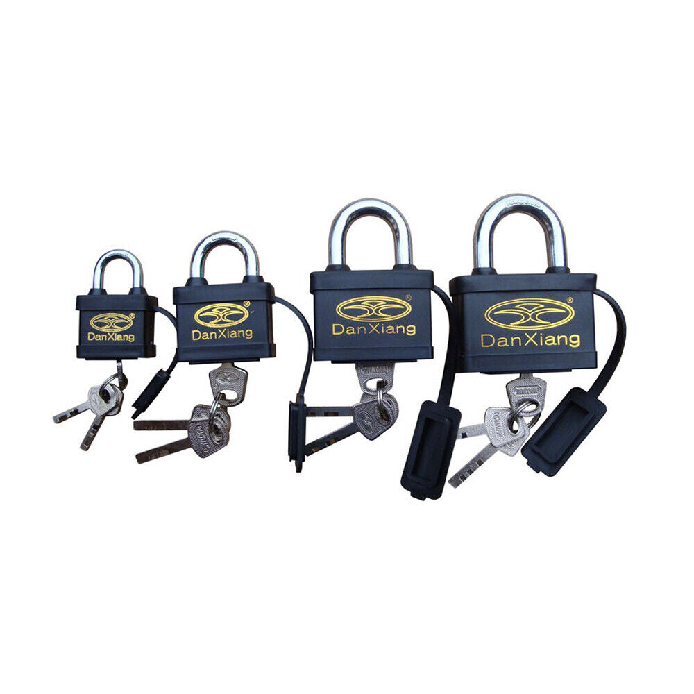 Outdoor Rubber Sheath Waterproof Padlock,Anti-theft Padlock,Rain-proof Padlock