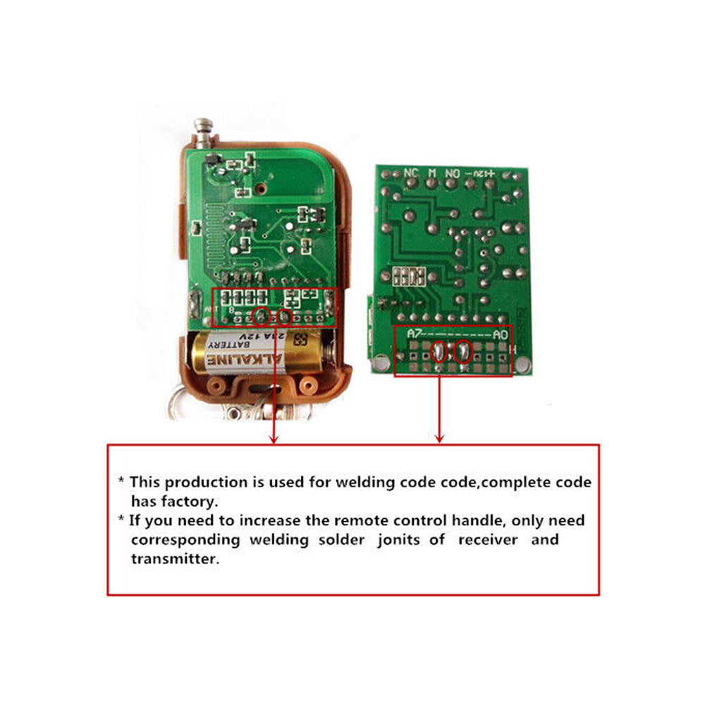 Wireless Remote Control Switch System, 12V, 1CH ,Transmitter,Receiver Access ,315MHz