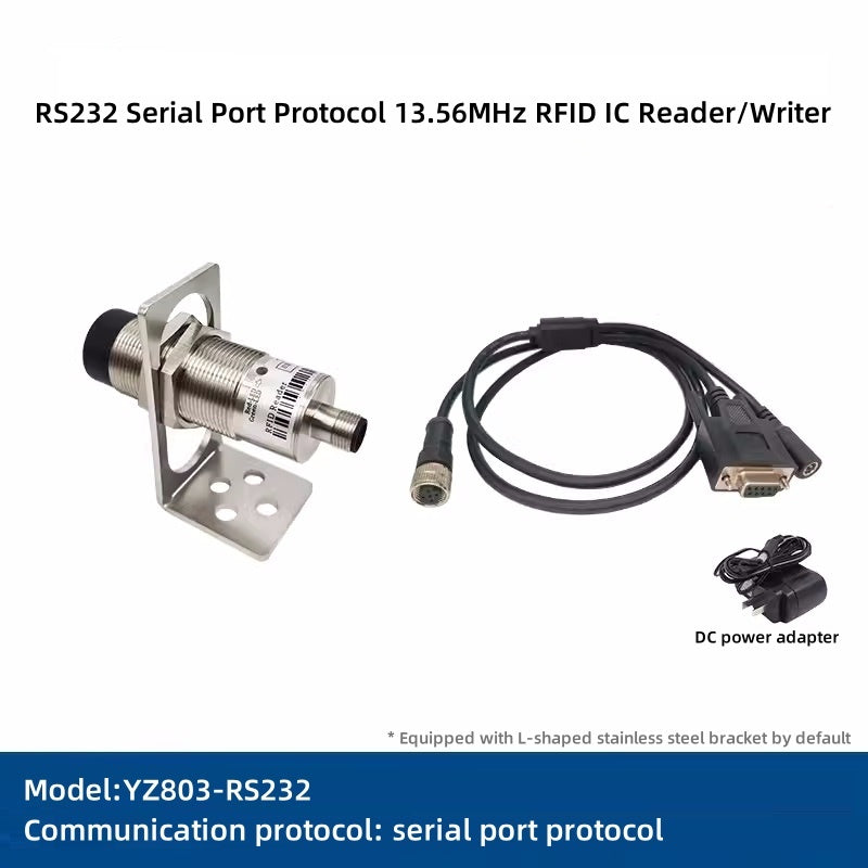 Industrial HF 13.56MHz RFID reader and writer/ Modbus workstation reader/POE carrier body reader