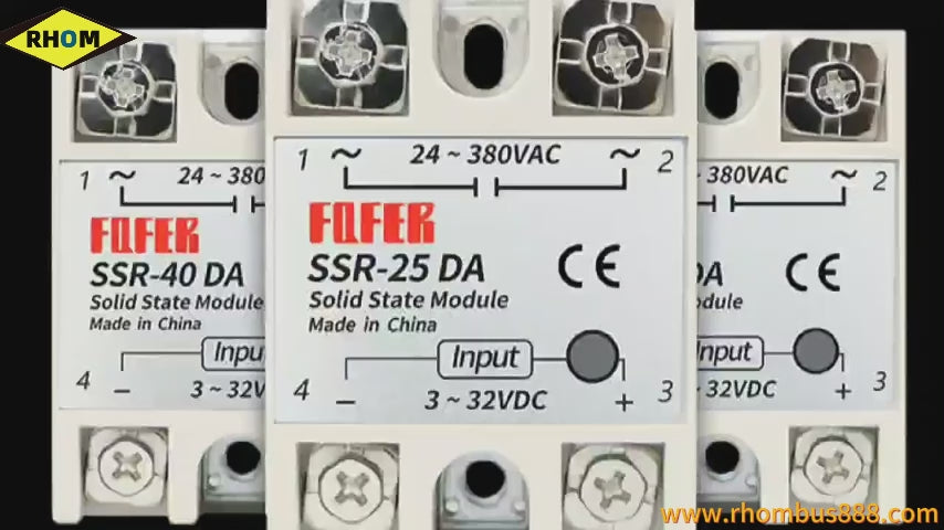 DC controlled AC ,single-phase, solid state relay, SSR