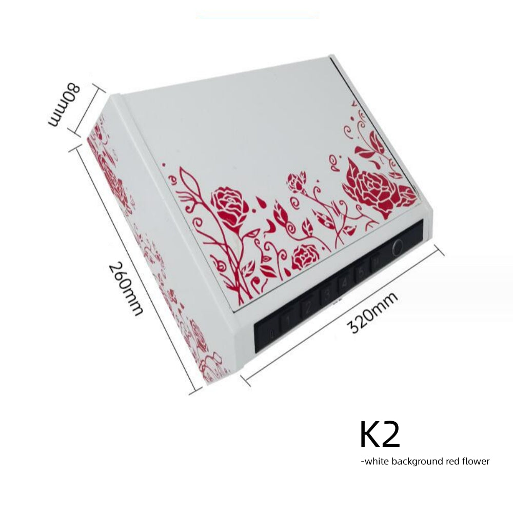Household portable car gun box/safe/fingerprint password small mini safe/pistol box/Safe Deposit Box