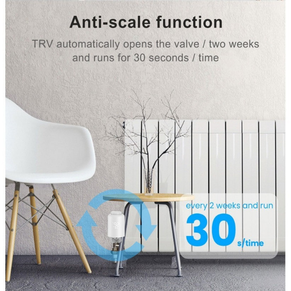 Tuya Zigbee Smart Home Heater Valve App Temperature Control Intelligent Switch