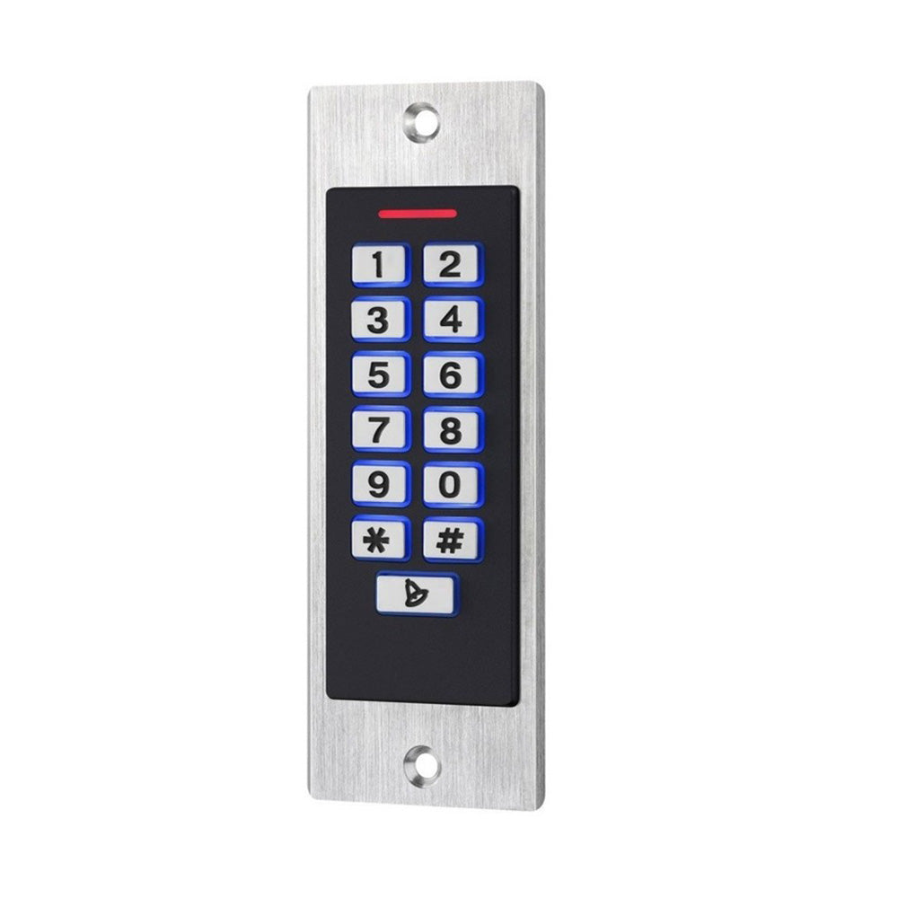 Embedded Waterproof 13.56MHz MF/IC 2k User Keypad Standalone Access Controller