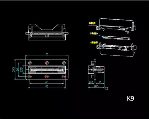 Card collector for parking system/Card collector Module