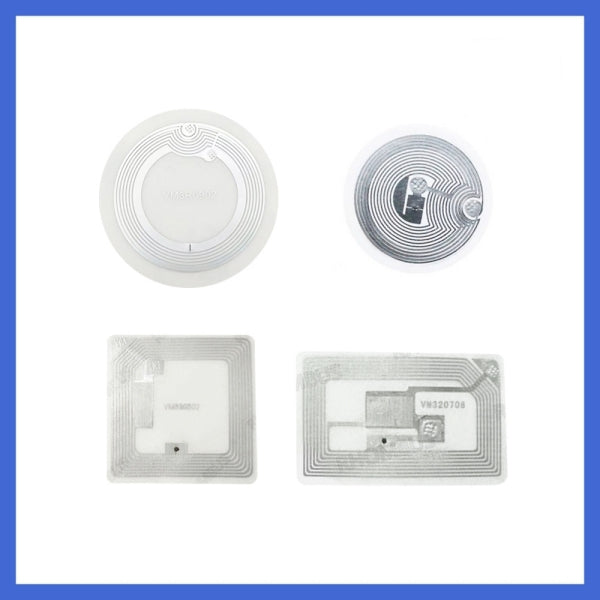 100PCS 13.56MHZ MF 1K S50  ISO14443A adhesive Tag/Label/Sticker/Wet Inlay