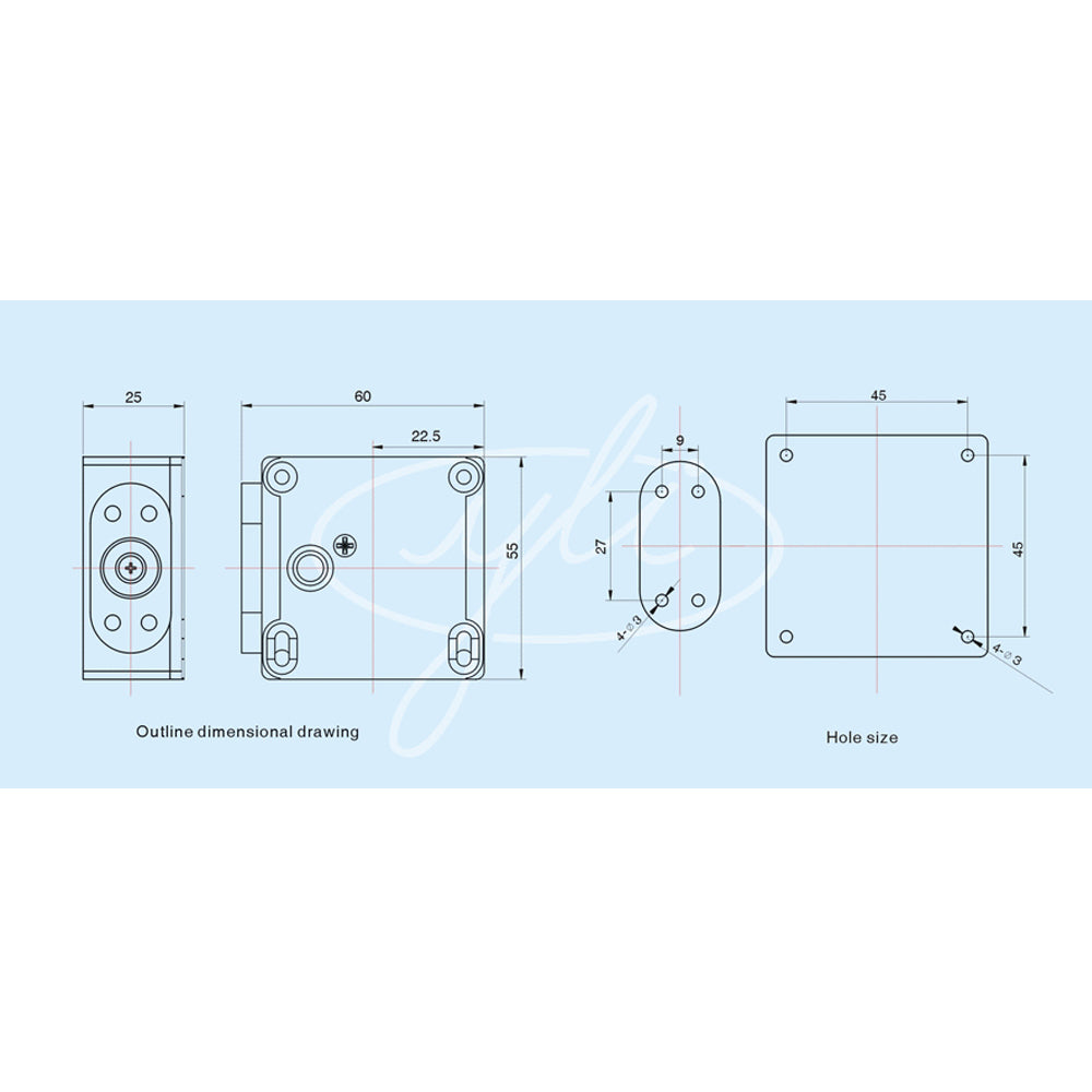 Electronic Cabinet Smart Lock,RFID,13.56MHz,IC Card 