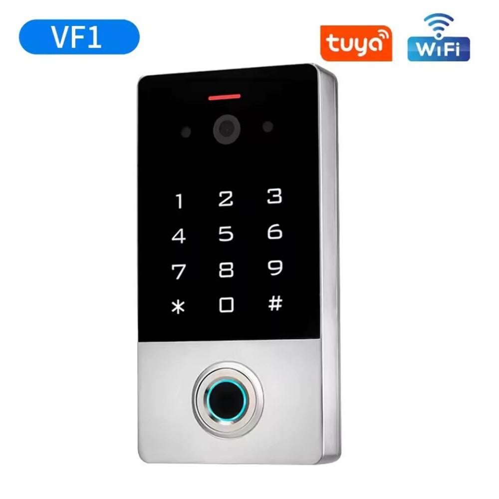 Tuya Visual Intercom Metal Fingerprint Keypad 125KHz EM Standalone Access Control