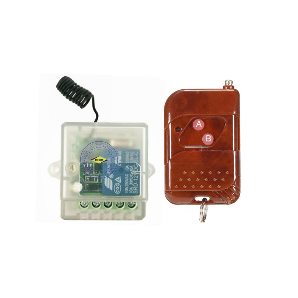 Wireless Remote Control Delay Switch System， 12V ，1CH ，Transmitter，Receiver， 433MHz