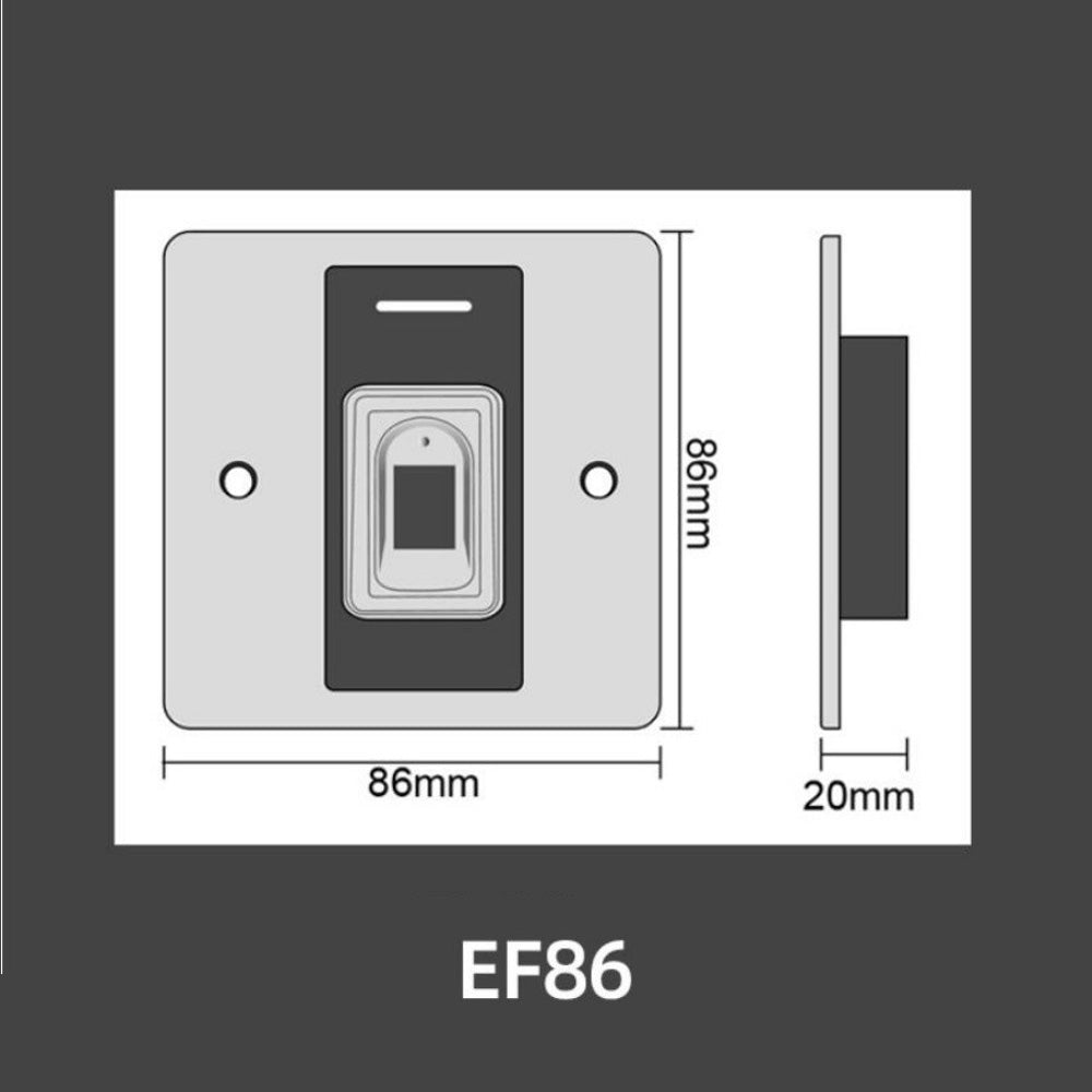 Embedded Waterproof DC12V Fingerprint+ 13.56MHz IC Standalone Access Controller