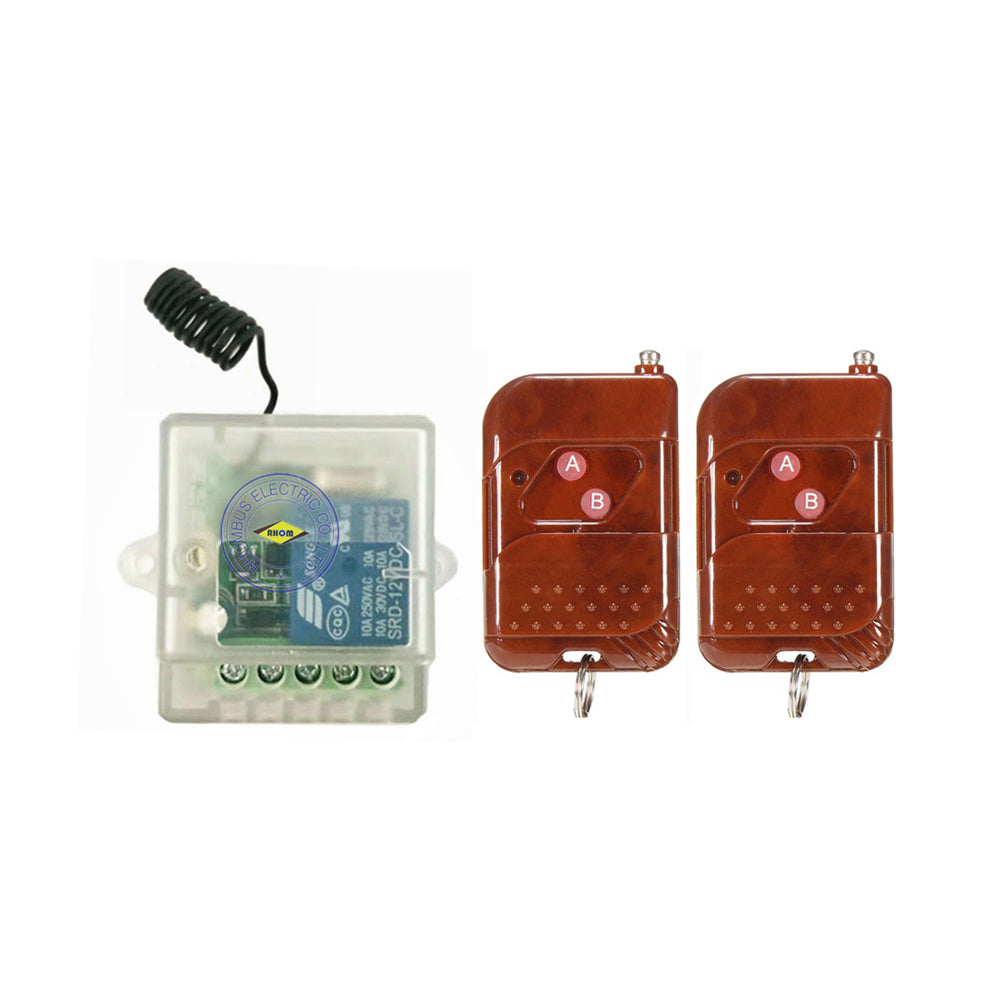 Wireless Remote Control Delay Switch System， 12V ，1CH ，Transmitter，Receiver， 433MHz