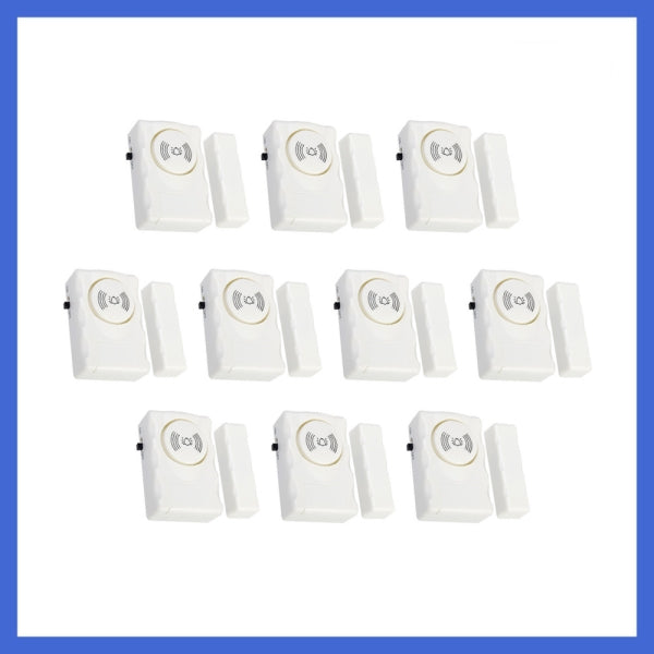 10PCS Wireless Window Door Entry Burglar Security Alarm System Magnetic Sensor