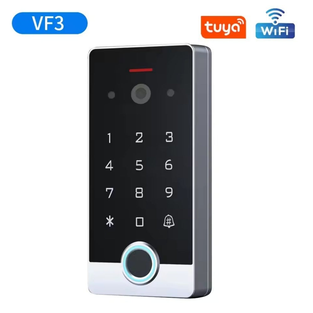 Tuya Visual Intercom Metal Fingerprint Keypad 125KHz EM Standalone Access Control