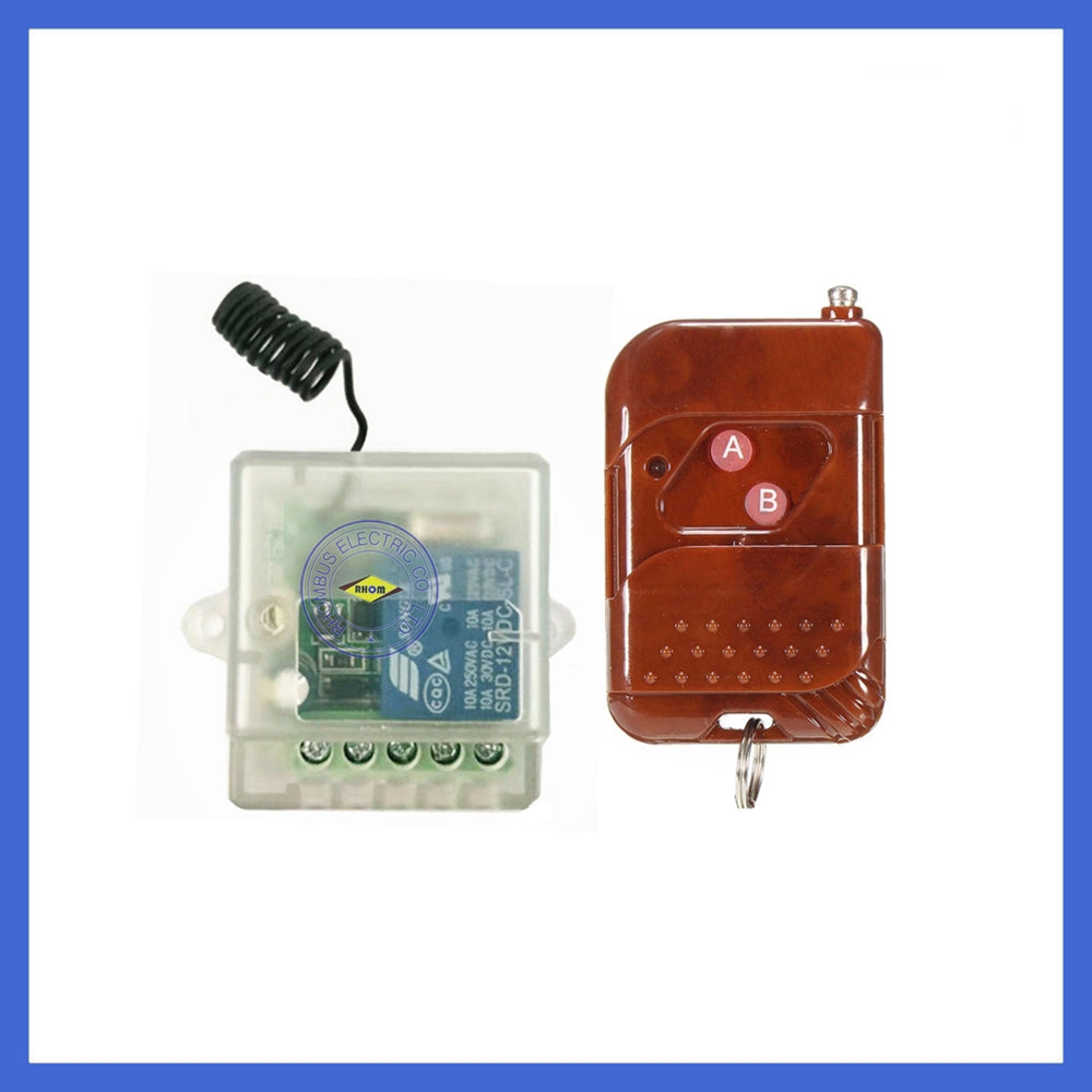 Wireless Remote Control Delay Switch System， 12V ，1CH ，Transmitter，Receiver， 433MHz
