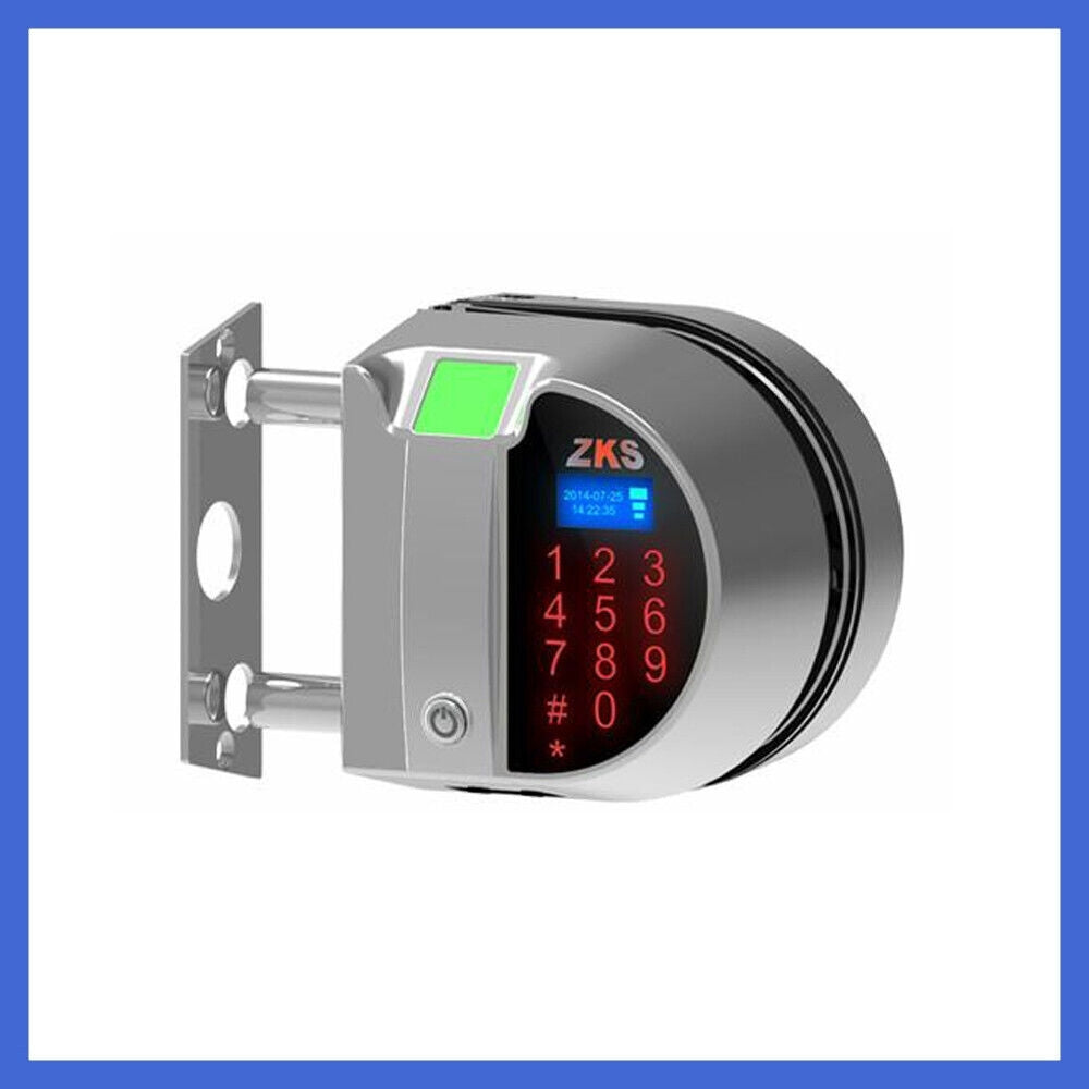 Open Hole ，Single open Fingerprint，password glass door lock for Access control