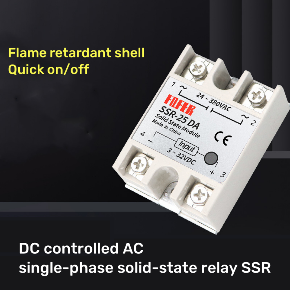 DC controlled AC ,single-phase, solid state relay, SSR