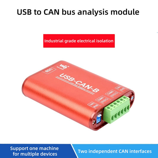 Industrial-grade USB to CAN-bus communication module/CAN bus data analyzer/interface card
