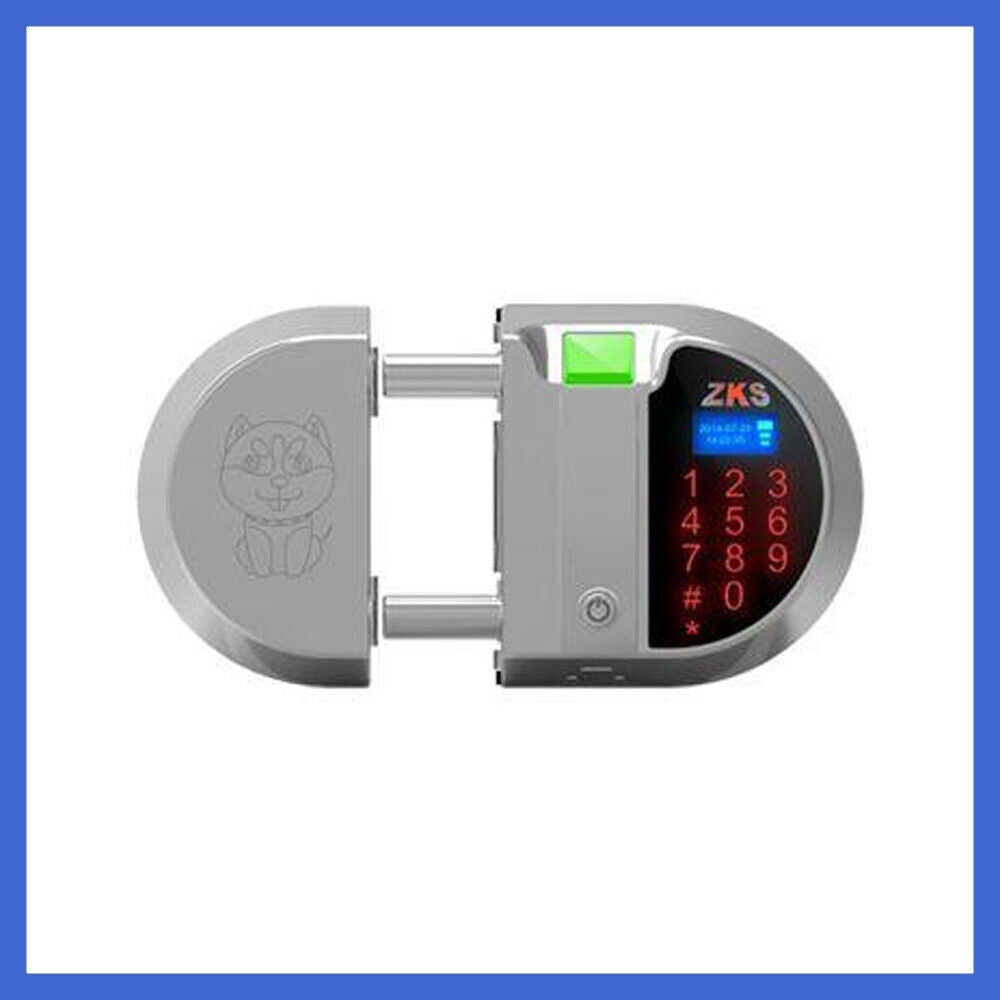 Open Hole ，Double open Fingerprint，password glass door lock for Access control