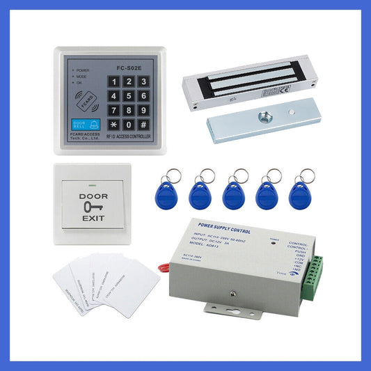 Access Control System ，280kg ，Electronic Lock，Power Supply，Exit Button，EM Card