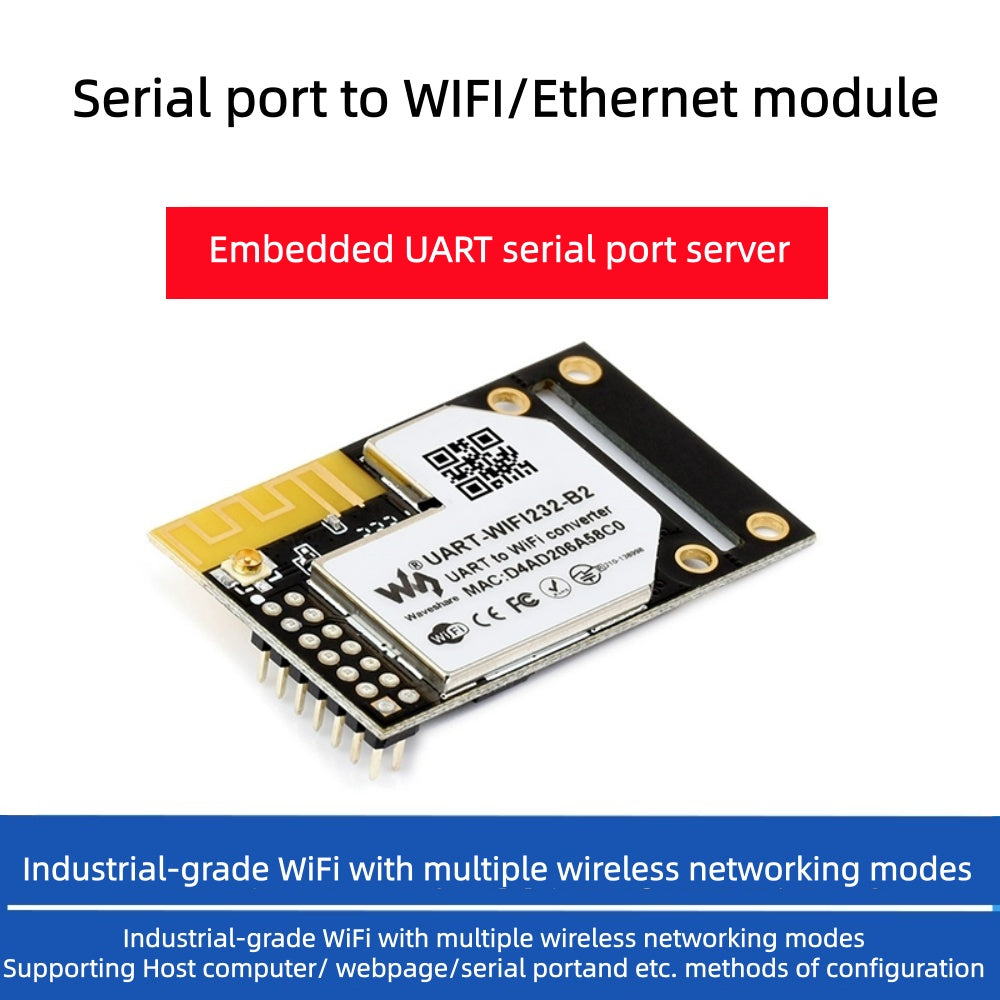 Industrial-grade WiFi module  Ethernet  embedded UART serial port server Modbus gateway