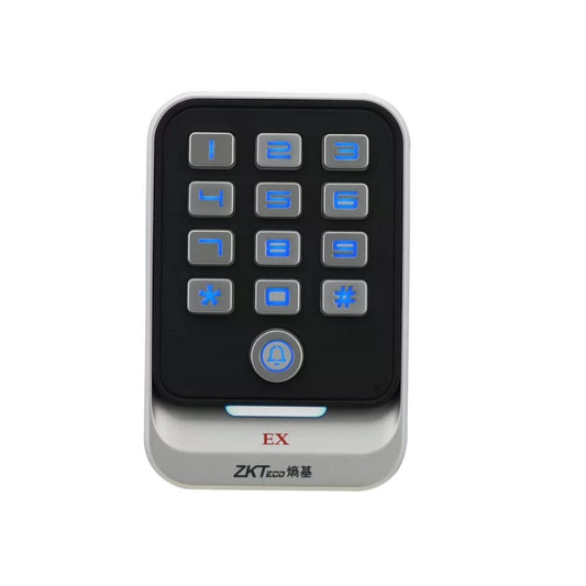 Metal Framed Tempered Glass Keypad Explosion-proof ID/IC RFID Access Card Reader