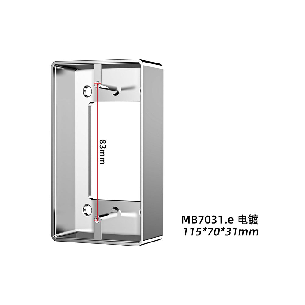 Aluminum Alloy Universal Switch Bottom Box/Access Control Switch Base