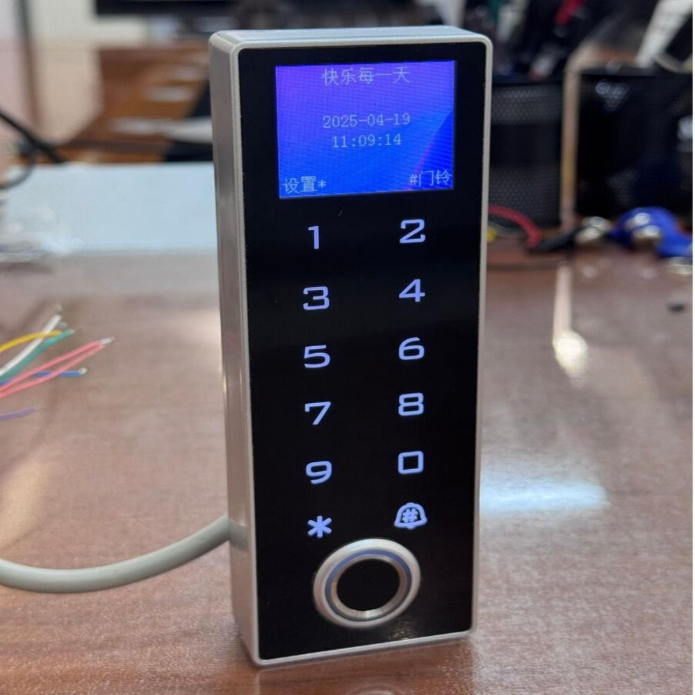 Waterproof Tuya LCD Fingerprint Keypad 125KHz EM/ID Standalen Access Control