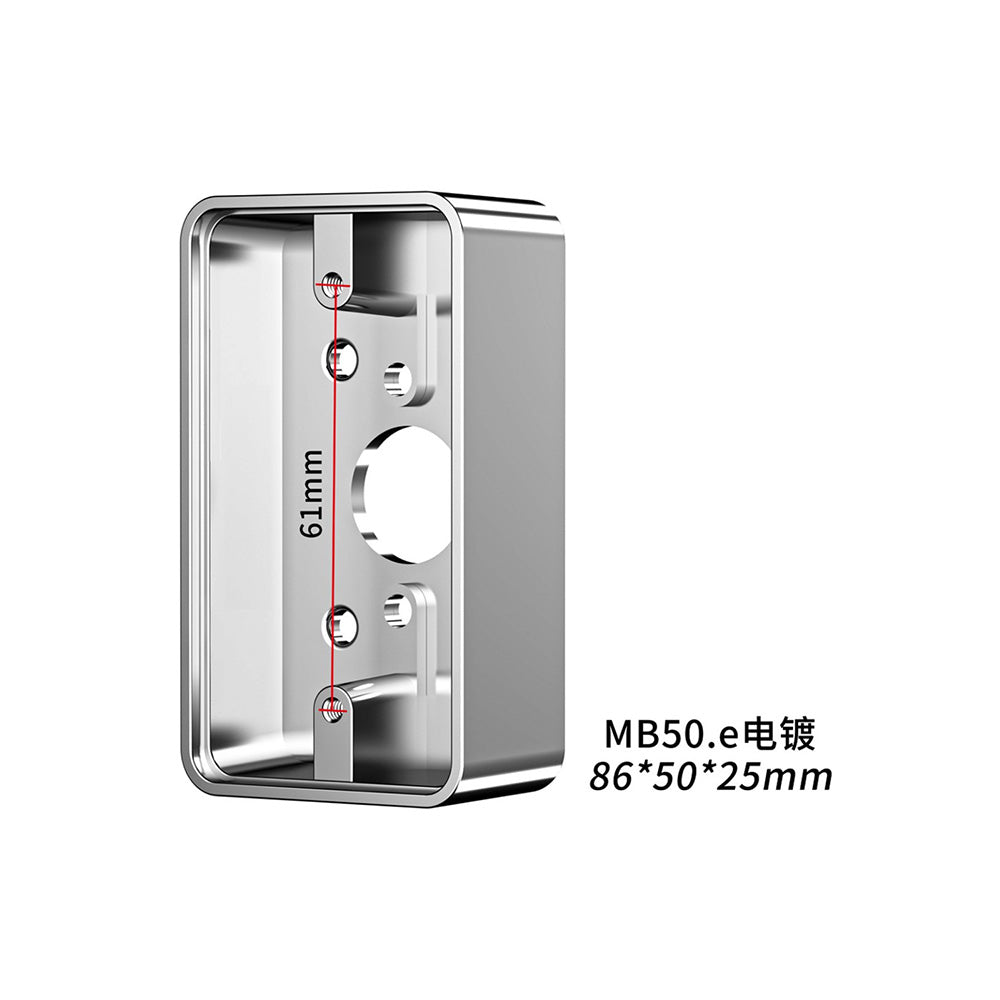 Aluminum Alloy Universal Switch Bottom Box/Access Control Switch Base