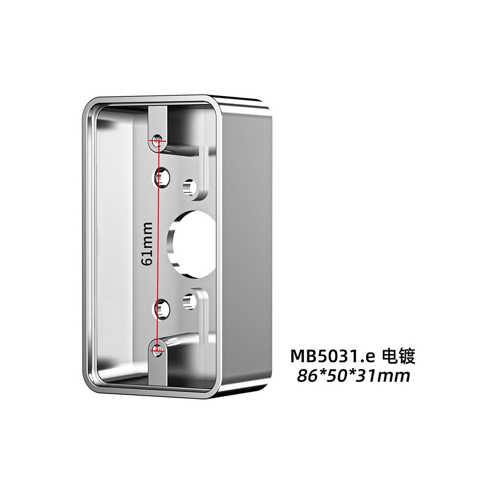 Aluminum Alloy Universal Switch Bottom Box/Access Control Switch Base
