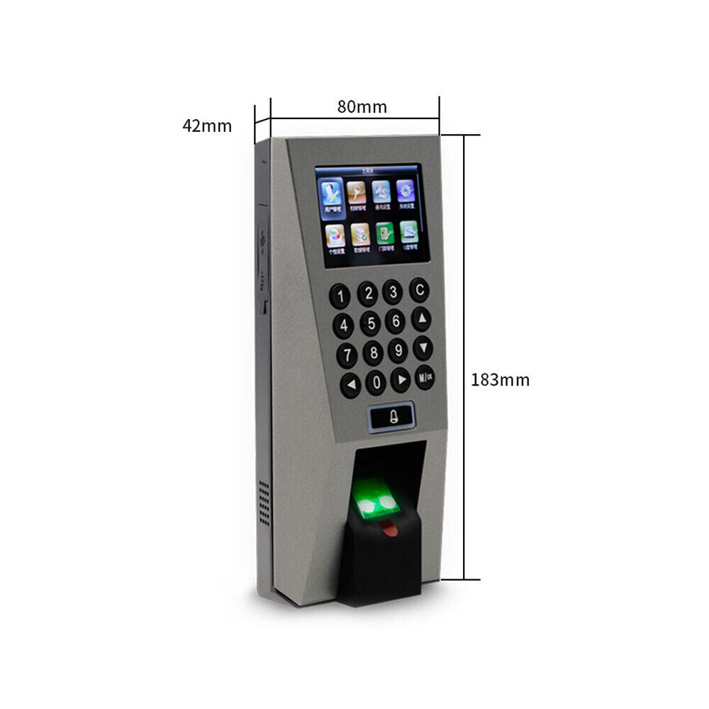 Fingerprint Time Clock ， Access Control ， System，TCP/IP，USB Port