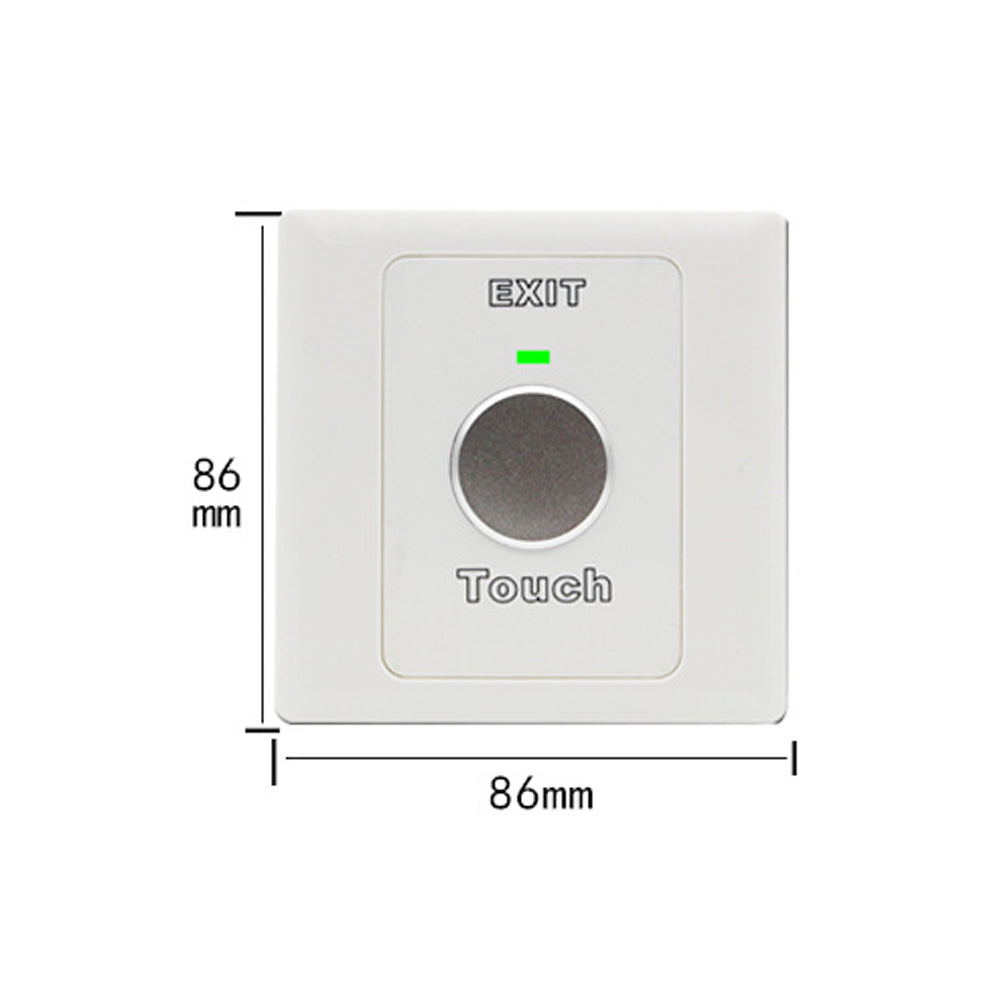 Touch Button ，86mm， access control Switch，Exit Button，Switch