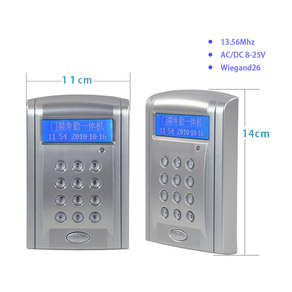 RS485,Networking,2K user,13.56MHz,IC,Keypad,WG26,reader standalone access controller